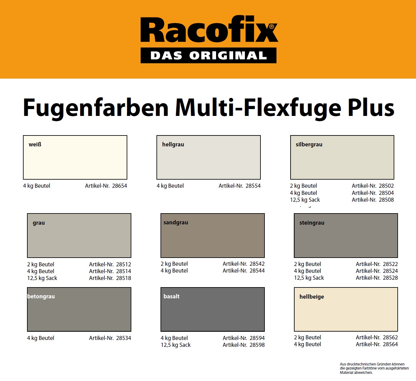 Racofix Multi Flexfuge Plus Mm Hellbeige Kg Kaufen Globus