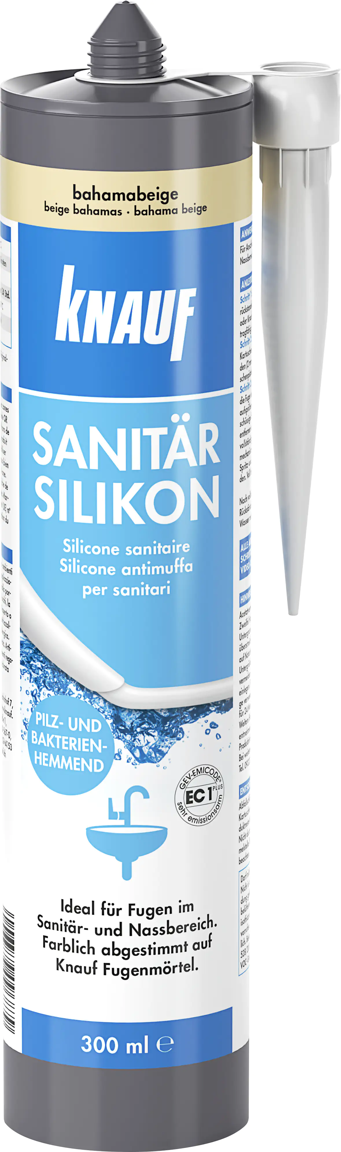 Knauf Sanitär Silikon bahamabeige 300 ml kaufen Globus Baumarkt