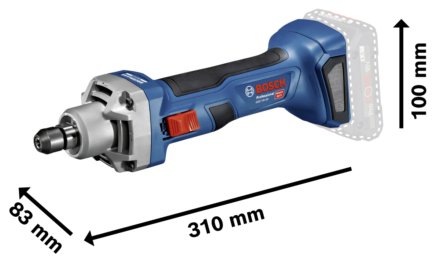 Bosch Professional Akku Geradschleifer Ggs V Solo Kaufen Globus