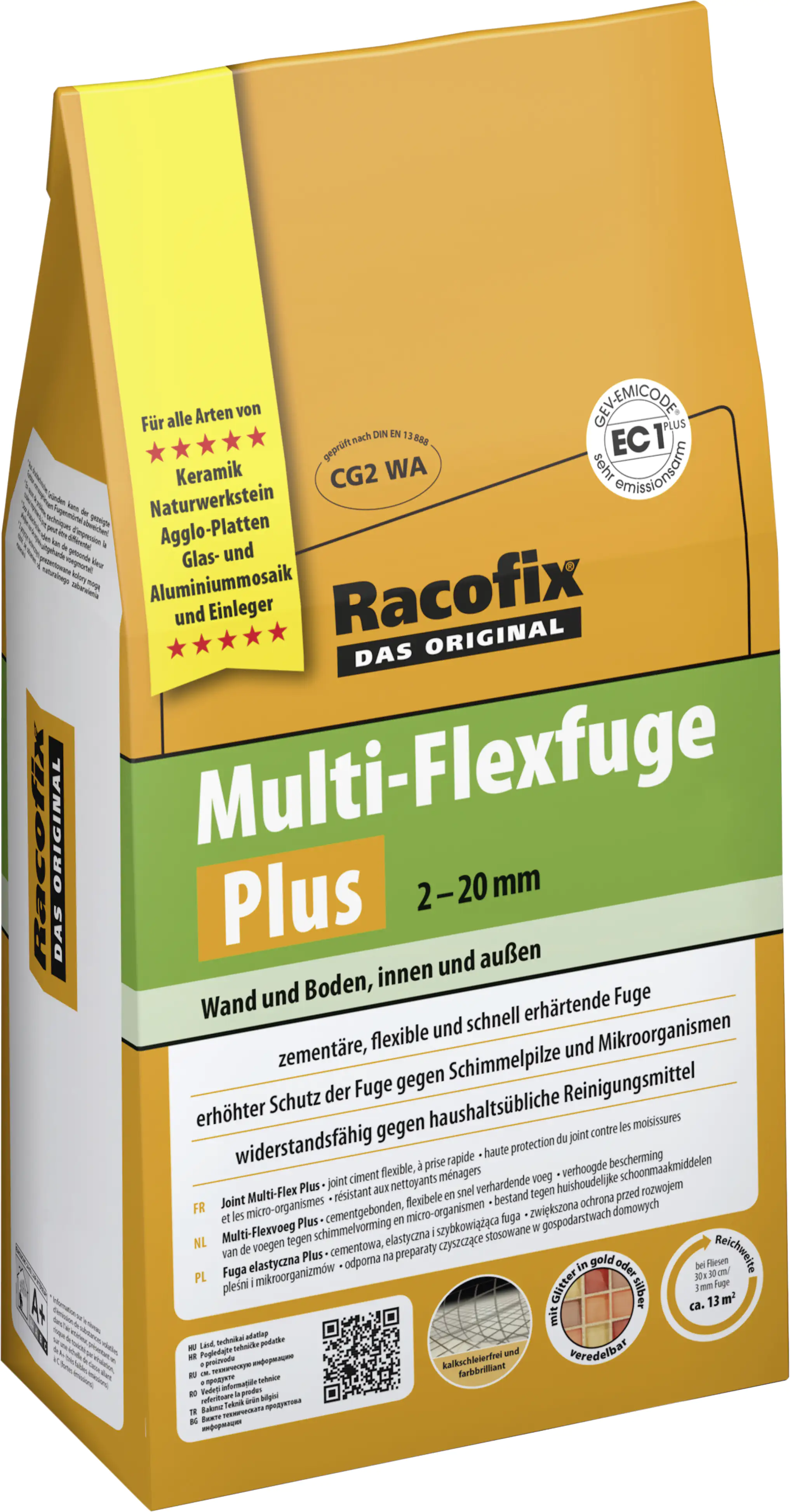 Racofix Multi Flexfuge PLUS 2 12 mm weiß 4 kg kaufen Globus Baumarkt