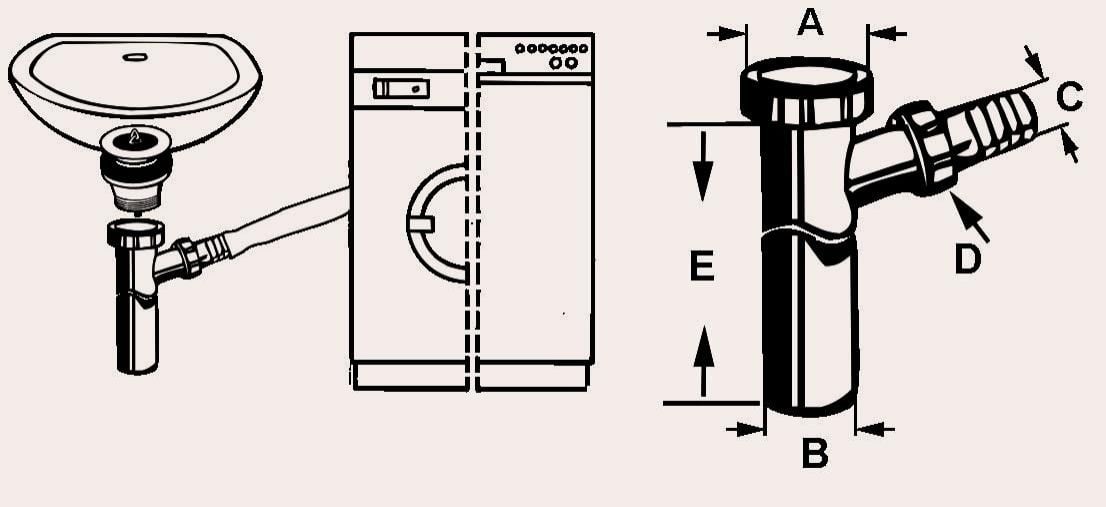 Cornat Tauchrohr für Siphon verchromt 1 1 4 mit Geräteanschluß kaufen