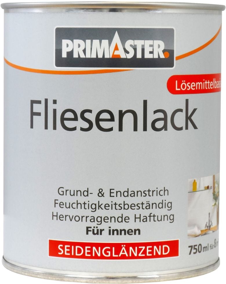 Primaster Fliesenlack 750 ml weiß seidenglänzend kaufen Globus Baumarkt