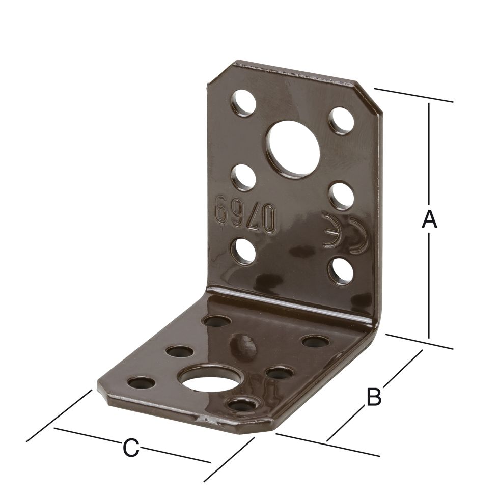 Vormann Winkelverbinder Braun 50 X 50 X 35 Mm Kaufen Globus Baumarkt