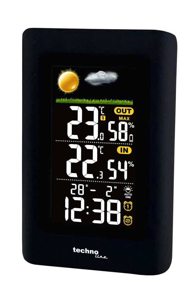 Technoline Wetterstation WS 6447 Mit Farbdisplay Kaufen Globus Baumarkt