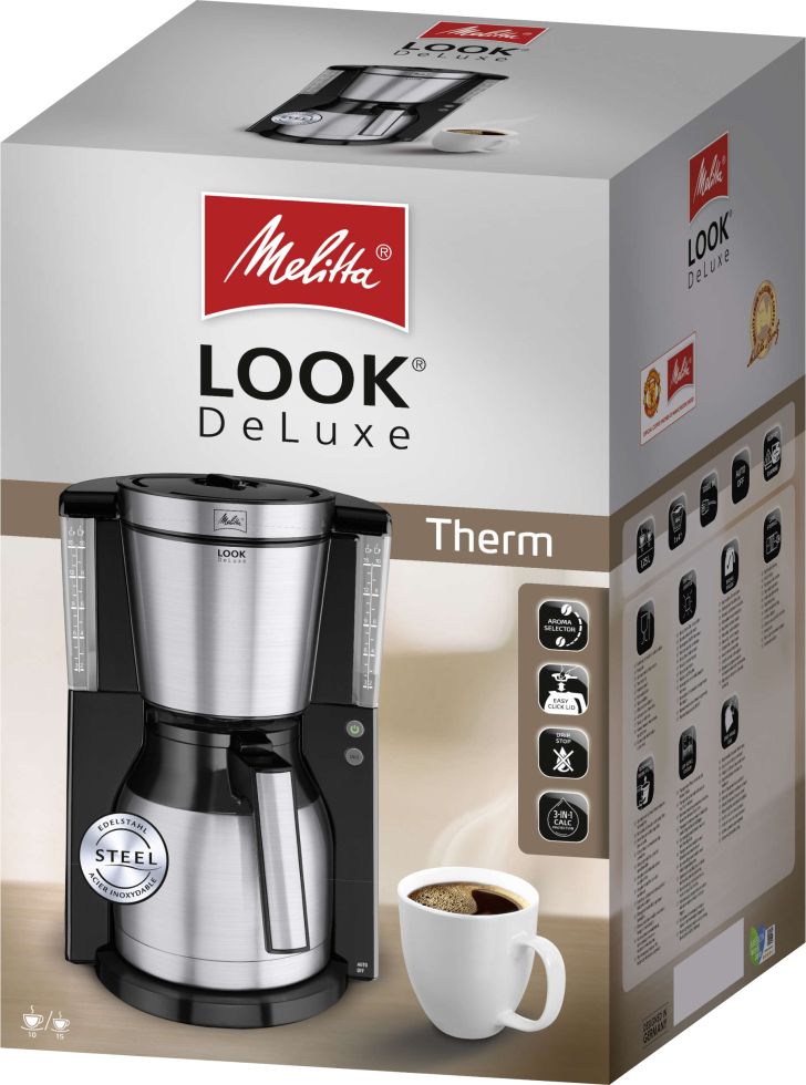 Melitta Kaffeemaschine Look Therm Deluxe Mit Edelstahlkanne Kaufen