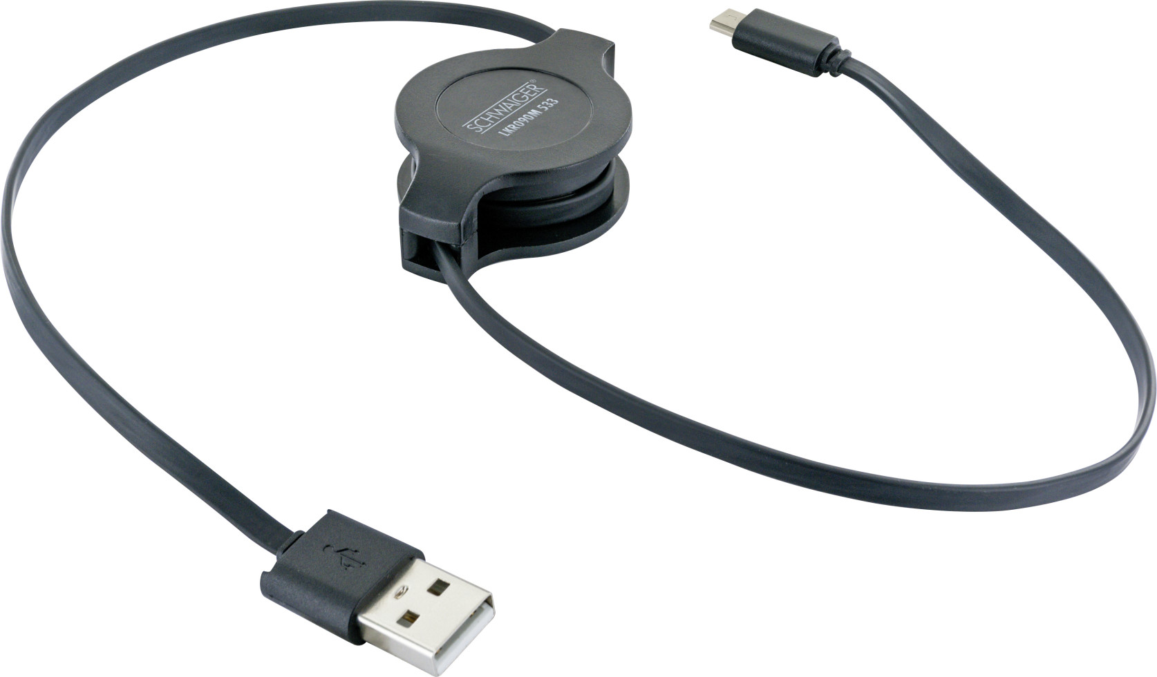 Schwaiger Micro Usb Sync Ladekabel Ausziehbar Kaufen Globus Baumarkt