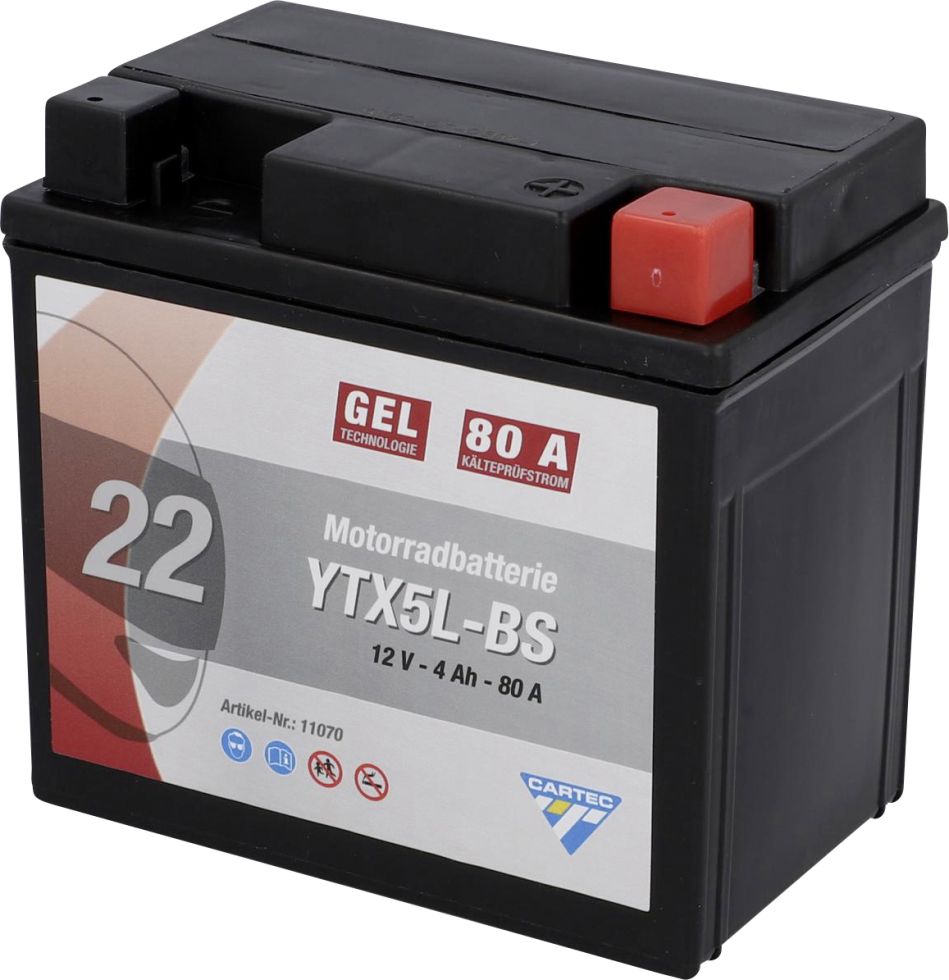 Cartec Gel Motorradbatterie Ytx L Bs Ah A Kaufen Globus Baumarkt