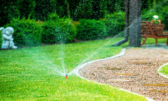 Automatische Gartenbewässerung