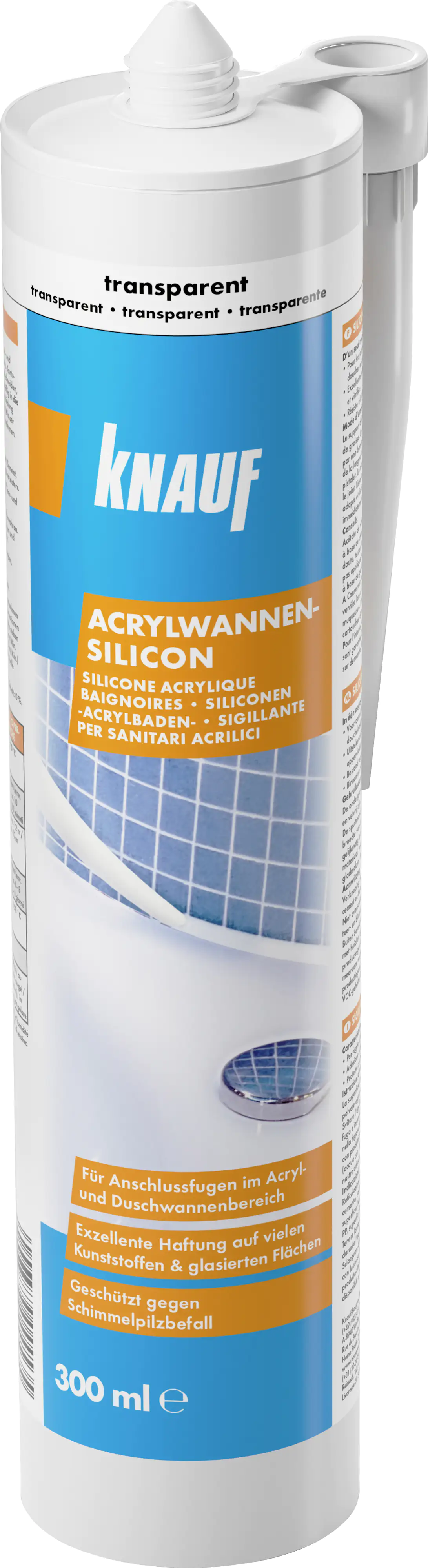 Knauf Acrylwannen Silikon transparent 300 ml kaufen