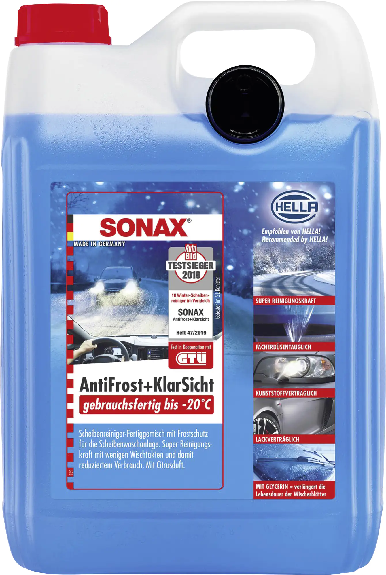 Sonax Scheibenfrostschutz Scheibenwaschanlage, 1 l, Auto