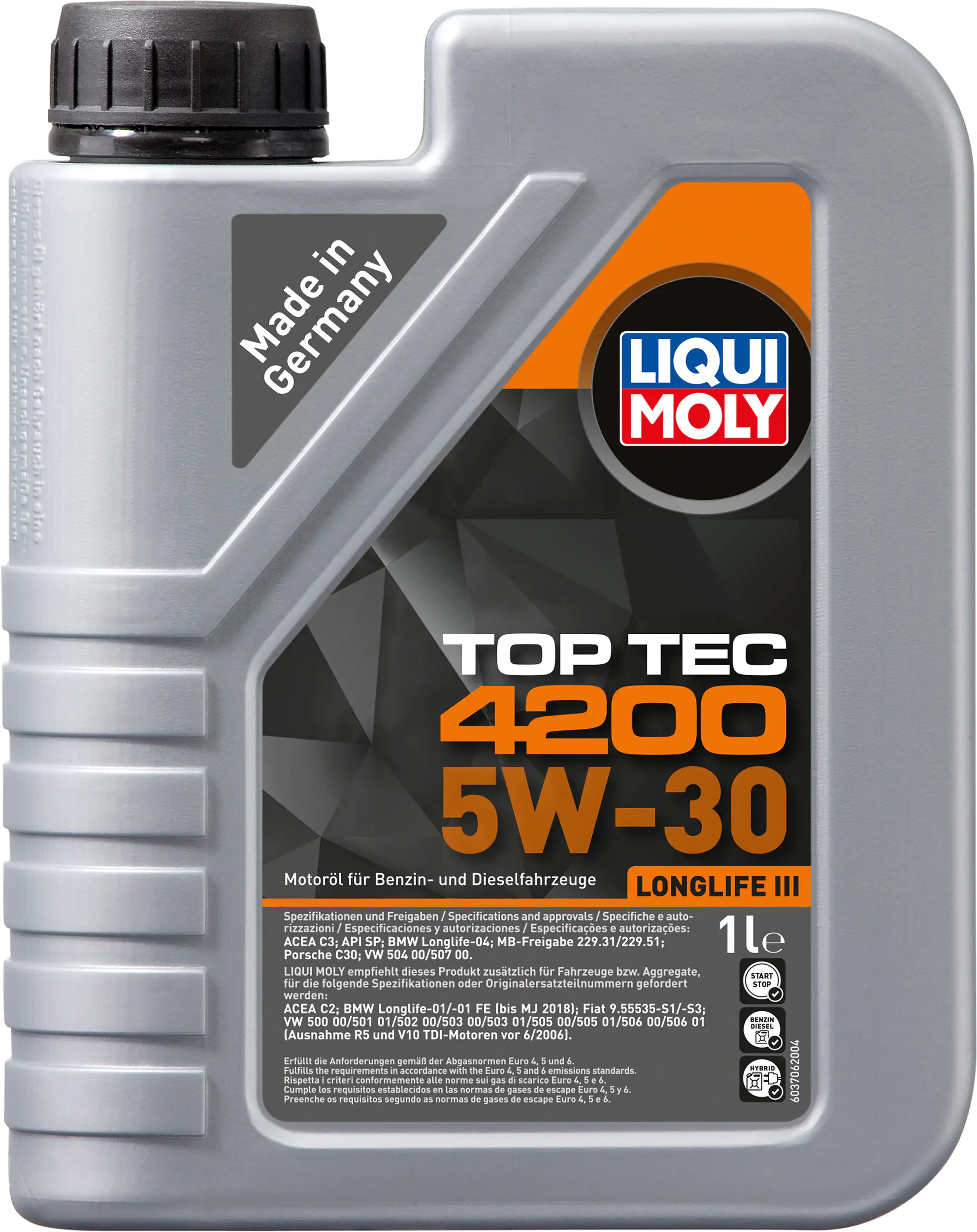 LIQUI MOLY 1 L Top Tec 4200 5W-30 + Ölwechsel-Anhänger 10802782 günstig  online kaufen