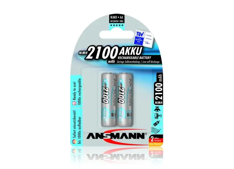 Ansmann Nimh Akku Mignon Aa 2 100 Mah 2er Pack Kaufen Globus Baumarkt