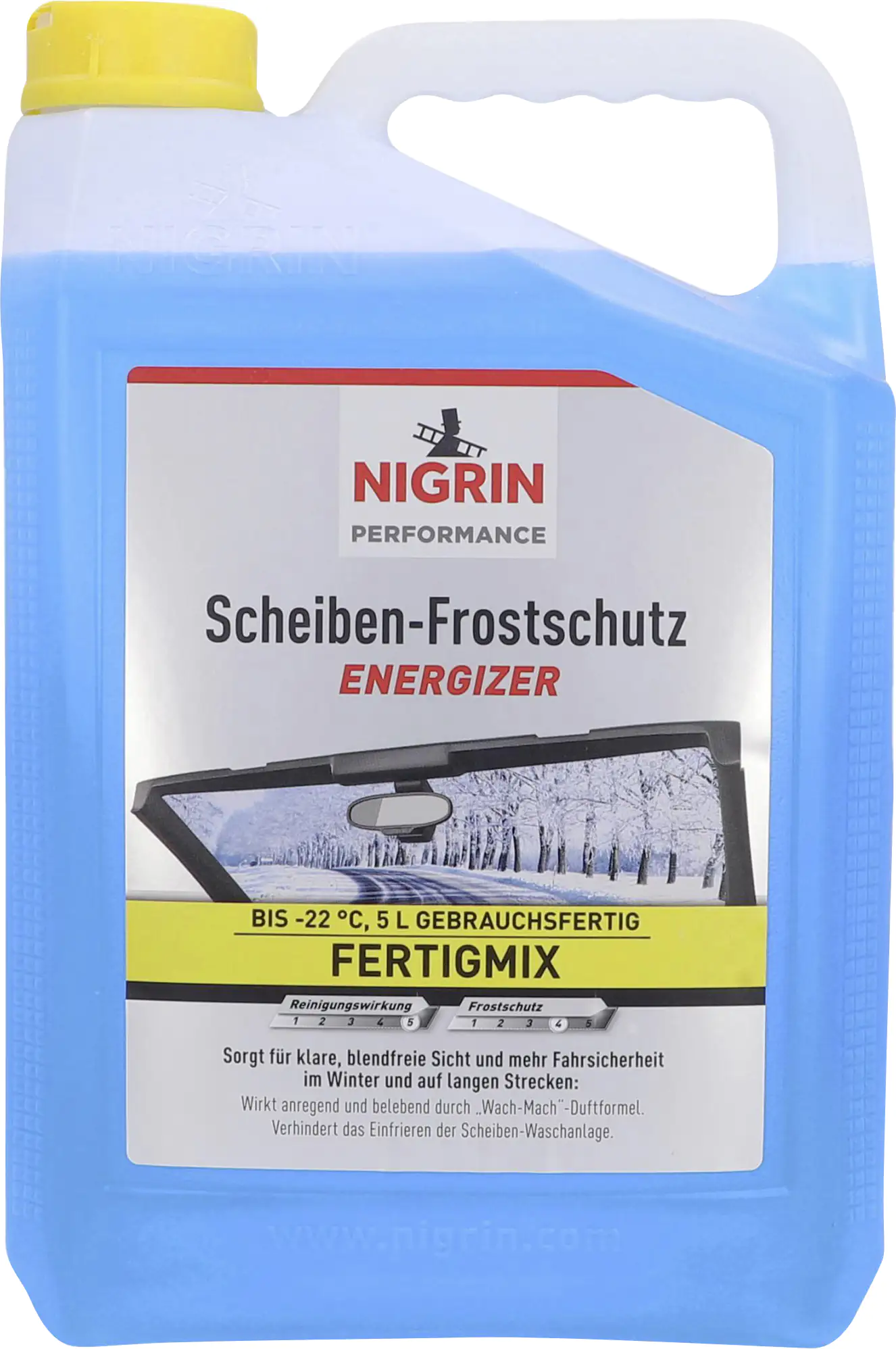 NIGRIN Scheiben-Frostschutz Energizer, 5 Liter Frostschutzmittel