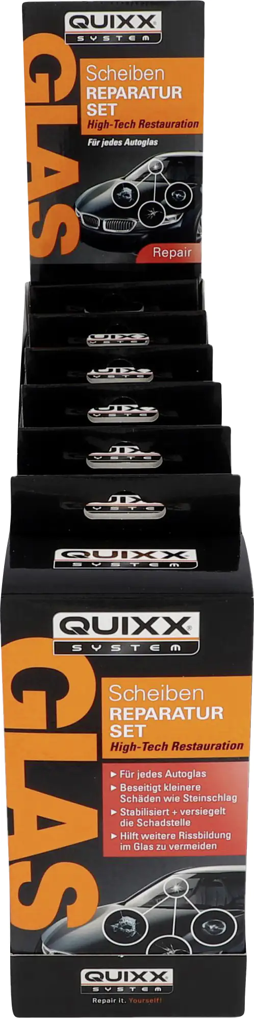 QUIXX Scheiben Reparatur-Set, 7-teilig