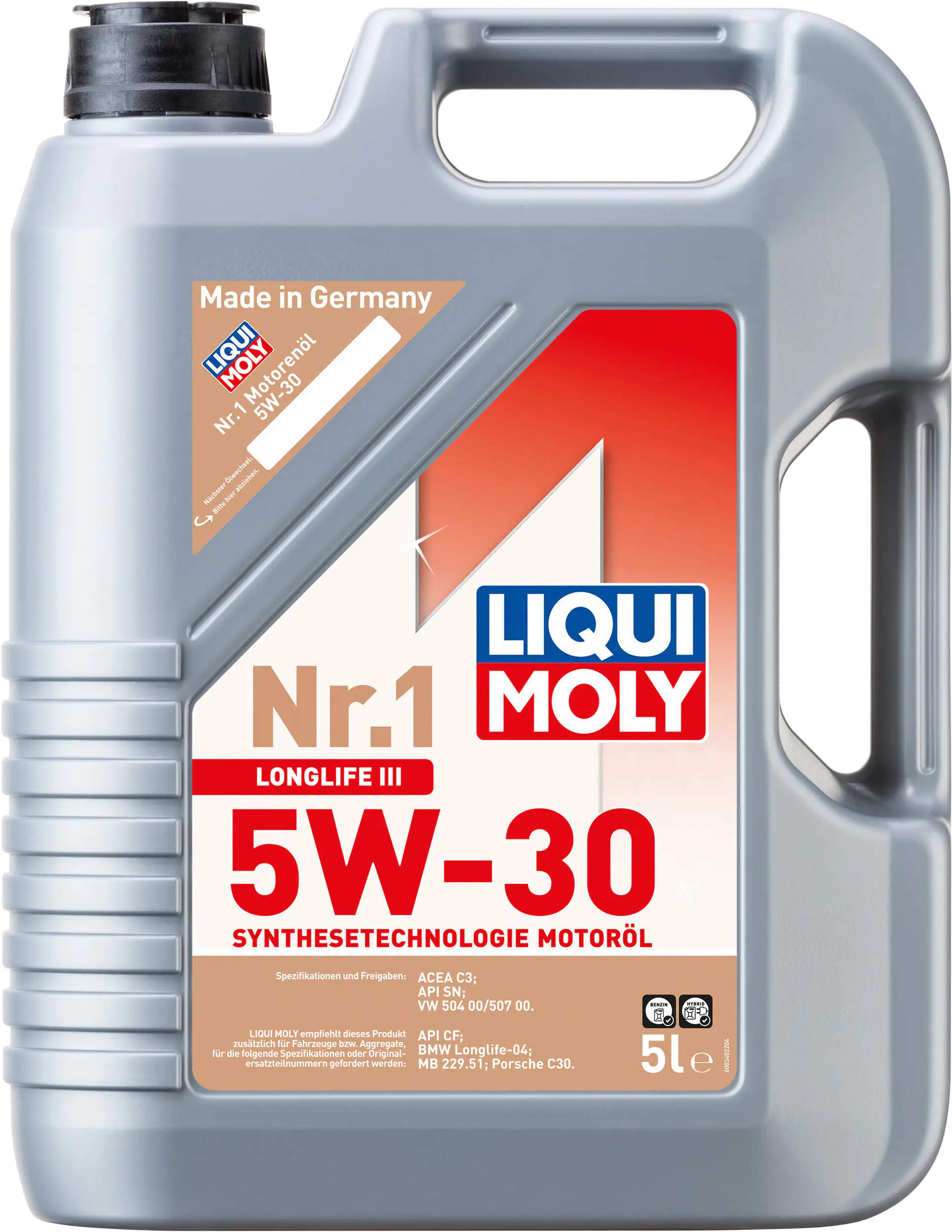Liqui Moly Motoröl Nr.1 Longlife III 5W-30 5 L kaufen