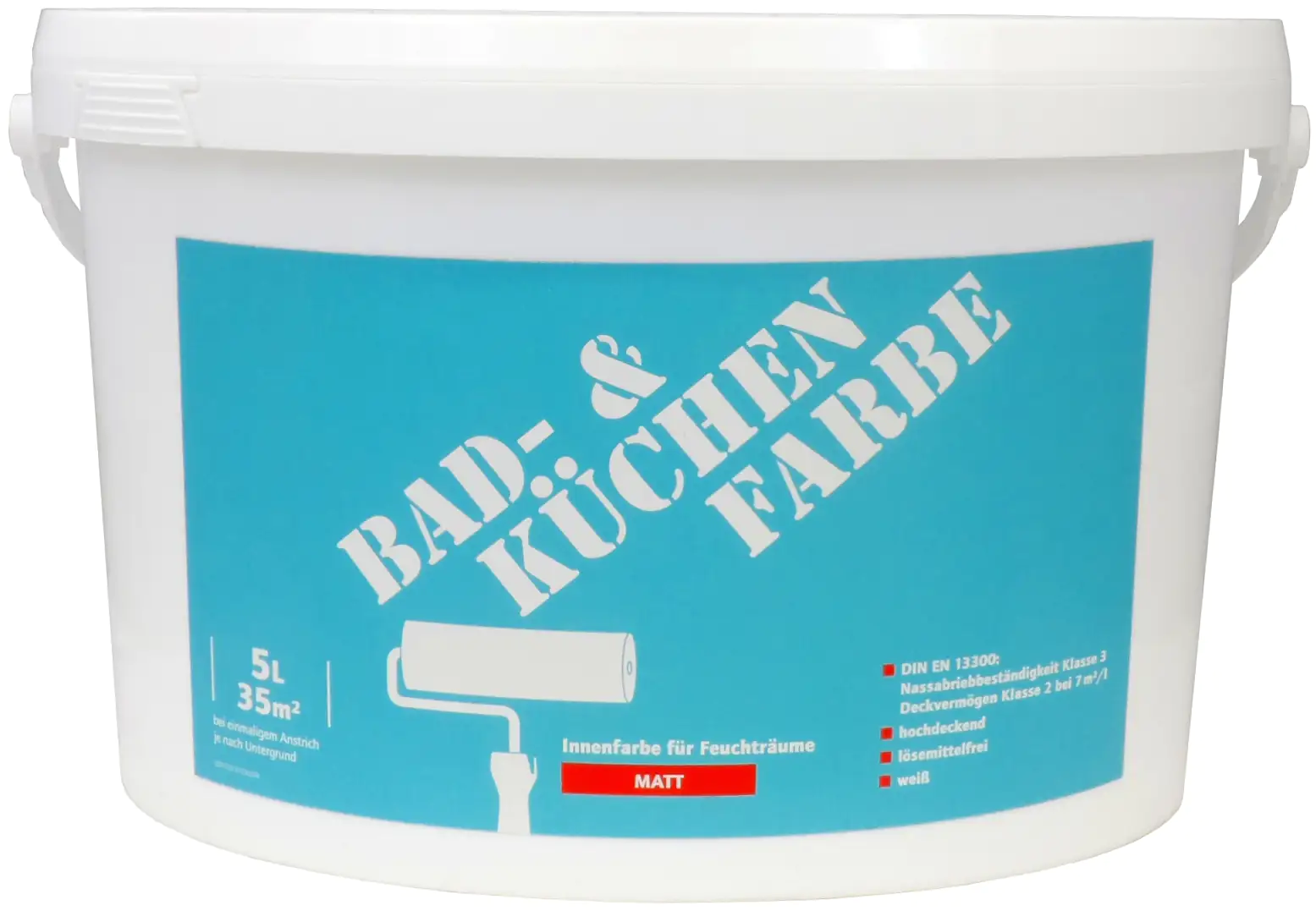 Wilckens Wandfarbe für Bad + Küche 5 L weiß kaufen | Globus Baumarkt