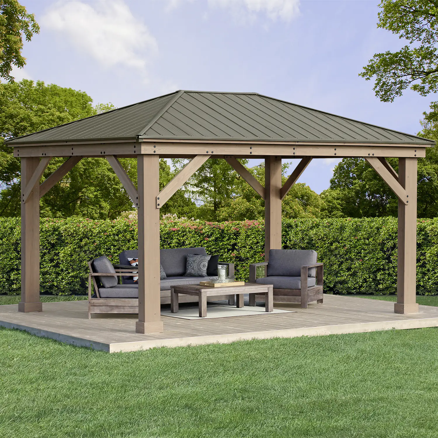 Wood Gazebo деревянные беседки 3*3