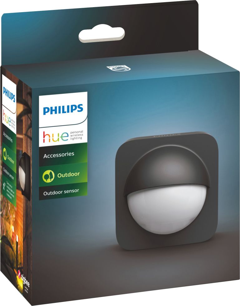 Philips Hue Bewegungsmelder Outdoor Schwarz Batteriebetrieben IP54 ...