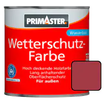 Primaster Wetterschutzfarbe 2,5 L schwedenrot