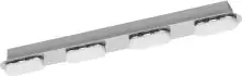 Ledvance Smart+ LED Badleuchte Orbis Duplo silber 57,5 x 6 cm 27 W dimmbar