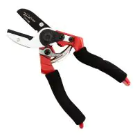 TrendLine Profi-Amboss Gartenschere 20 cm schwarz-rot