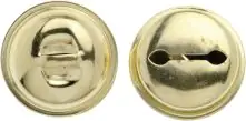 Glorex Rollenglöckchen 22 mm goldfarben, 6 Stück