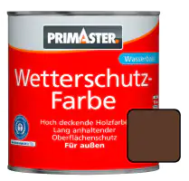 Primaster Wetterschutzfarbe 2,5 L dunkelbraun