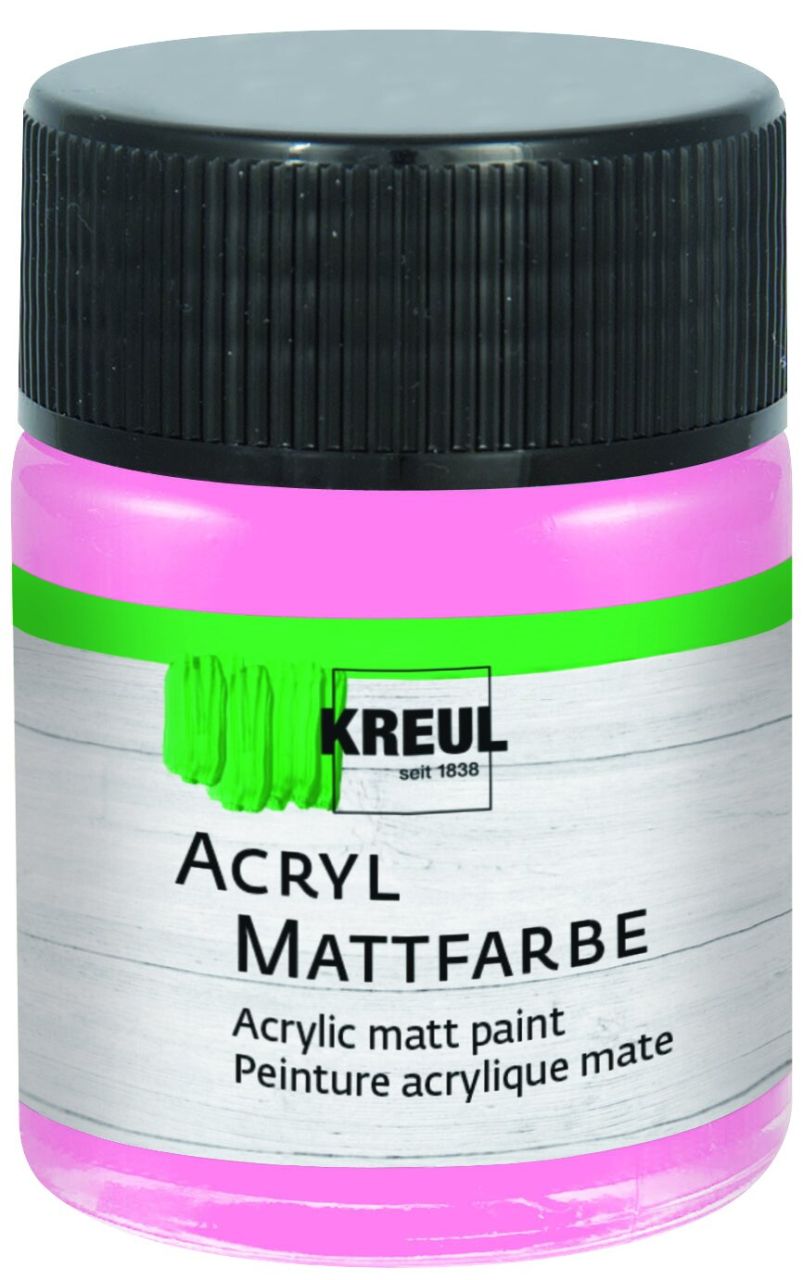 Kreul Acryl Mattfarbe himbeere 50 ml GLO663150626