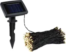 Paulmann Solar-Lichterkette Aurinka 21,9 m 200 LED warmweiß