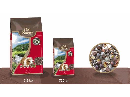 Deli Nature 5* Menu Alleinfutter Meerschweinchen Hagebutte Kräuter 750 g GLO629400786