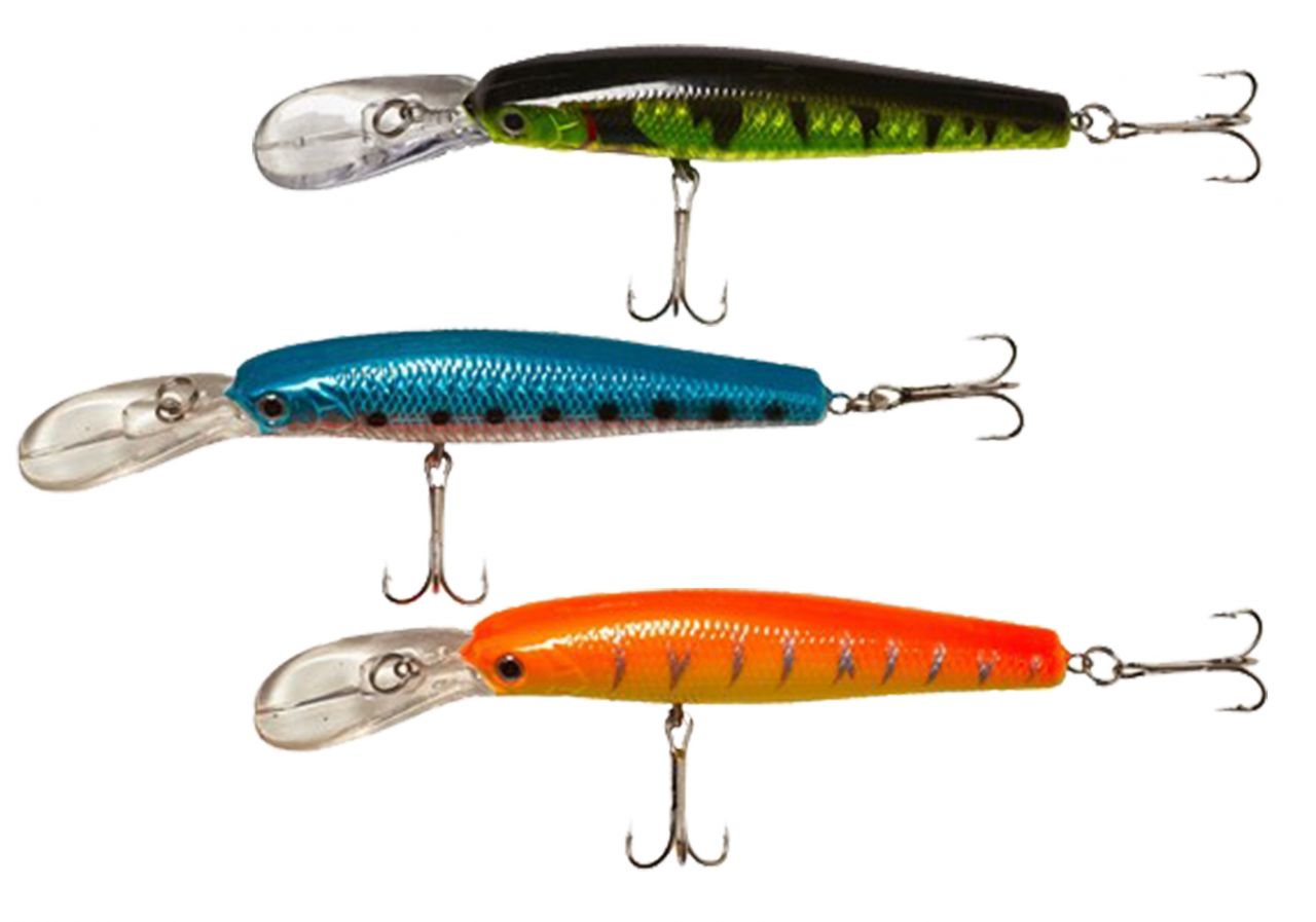 Paladin Wobbler Sortiment III Zander-Hecht 3 Stück/Zander-Hecht/schwimmend GLO689905893