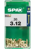 Spax Universalschrauben 3.0 x 12 mm PZ 1 - 30 Stk.