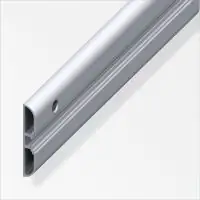 coaxis®-Profil, breit 2 m, 60 x 10 mm Aluminium roh blank