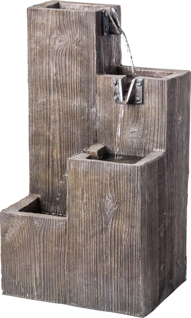 Heissner Stufenbrunnen 26 x 21 x 49 cm, holzfarben GLO687601035