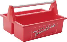 TrendLine Tragekasten rot unbestückt 40 x 29 cm Alu-Griff