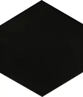 Feinsteinzeug Hexagon Solid Black 21,5 x 25 cm schwarz