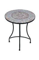 Primaster Tisch Provence Ø 60 cm, Höhe 72 cm, rund, Mosaik