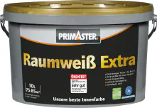 Primaster Raumweiß Extra konservierungsmittelfrei 10 L weiß matt