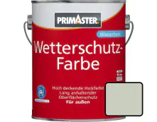 Primaster Wetterschutzfarbe 2,5 L silbergrau