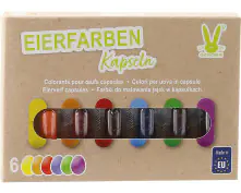 Eierfarben Flüssigkapseln zum Heißfärben 6 Farben