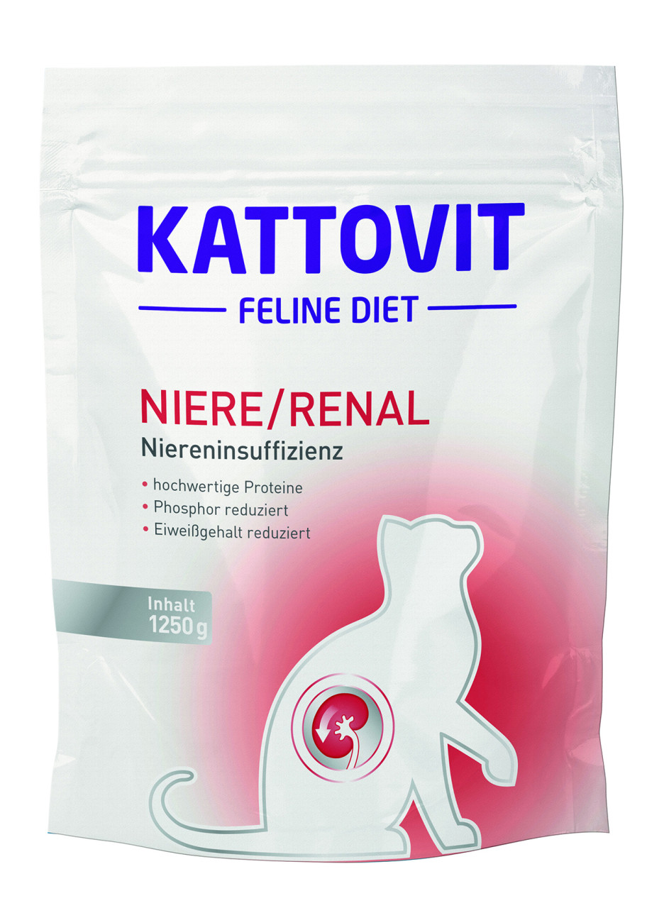 Kattovit Feline Niere/Renal 1.250 g für ausgewachsene Katzen GLO629203229