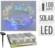 LED Solar-Drahtlichterkette RGB