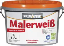 Primaster Malerweiß konservierungsmittelfrei 1 L