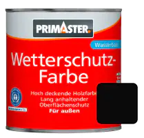 Primaster Wetterschutzfarbe 750 ml schwarz